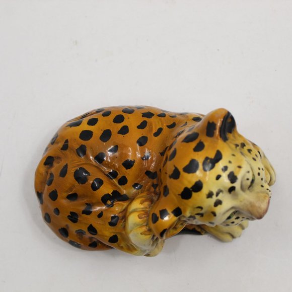 Vintage MCM Leopard Cub Figurine Sculpture Portugal - Picture 10 of 10